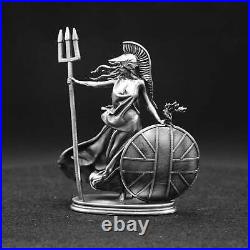 1oz Limited Collectible Britannia Hand Poured 999 Fine Silver Statue