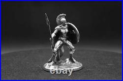 1oz Limited Edition Spartan Mini Hand-Poured Pure Silver. 999 Fine Silver