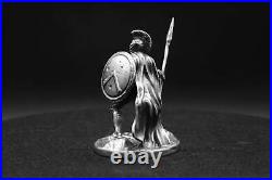 1oz Limited Edition Spartan Mini Hand-Poured Pure Silver. 999 Fine Silver