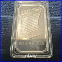 1oz SD Bullion Proclaim Liberty Collectible Fine Silver Art Bar. 999