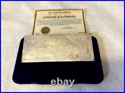 2002 $100 FEDERAL RESERVE NOTE SILVER. 999 FINE SILVER 4 oz. FREE FAST SHIPPING