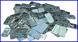 200x PURE. 999 Fine Silver Bars Bullion Estate Lot Amazing Designs