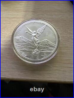 2012-Mo Mexico Libertad 5 Onza. 999 Fine Silver Coin
