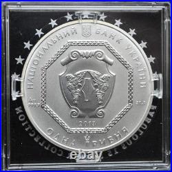 2013 Ukraine 1 oz. Fine Silver Coin Archangel Michael Fabulous 15 Privy Mark