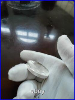 2017 $8 Canada 1.5 oz 9999 Fine Silver Super Leaf Maple Thick Coin BU 1 1/2 ozt