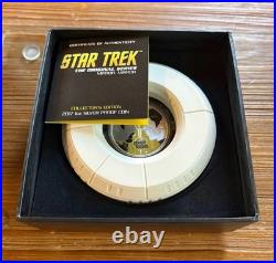 2017 Tuvalu STAR TREK MIRROR /MIRROR 1 Troy Oz 99.99 FINE SILVER Coin
