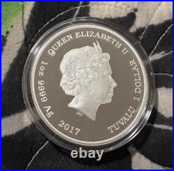 2017 Tuvalu STAR TREK MIRROR /MIRROR 1 Troy Oz 99.99 FINE SILVER Coin