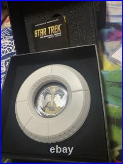 2017 Tuvalu STAR TREK MIRROR /MIRROR 1 Troy Oz 99.99 FINE SILVER Coin