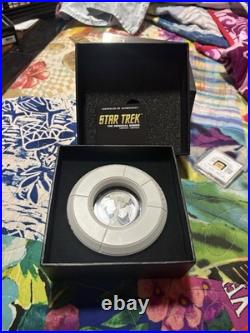 2017 Tuvalu STAR TREK MIRROR /MIRROR 1 Troy Oz 99.99 FINE SILVER Coin