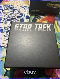 2017 Tuvalu STAR TREK MIRROR /MIRROR 1 Troy Oz 99.99 FINE SILVER Coin