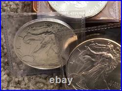 2020 American Silver Eagle 1 Oz. 999 Fine Silver Bullion Lot Of 10 Coins 10 Oz