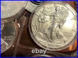 2020 American Silver Eagle 1 Oz. 999 Fine Silver Bullion Lot Of 10 Coins 10 Oz