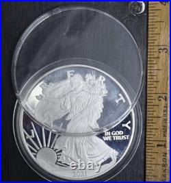 2021 American Eagle Design, 1/4 Pound. 999 Fine Silver Bullion, 3 Troy Ounces