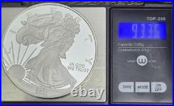 2021 American Eagle Design, 1/4 Pound. 999 Fine Silver Bullion, 3 Troy Ounces