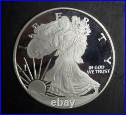 2021 American Eagle Design, 1/4 Pound. 999 Fine Silver Bullion, 3 Troy Ounces
