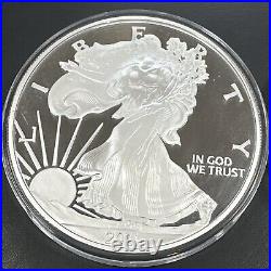 2021 Giant American Silver Eagle 1 Troy Pound (12 oz). 999 Fine Silver Round