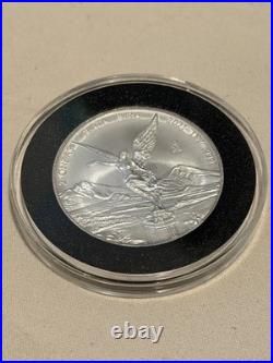 2021 Mexico 2 Oz Silver Libertad BU. 999 Fine Silver 6,500 Mintage withCapsule