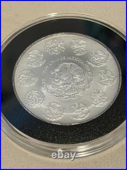 2021 Mexico 2 Oz Silver Libertad BU. 999 Fine Silver 6,500 Mintage withCapsule