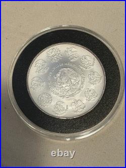 2021 Mexico 2 Oz Silver Libertad BU. 999 Fine Silver 6,500 Mintage withCapsule