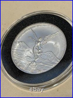 2021 Mexico 2 Oz Silver Libertad BU. 999 Fine Silver 6,500 Mintage withCapsule