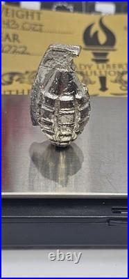 2022 Lady Liberty Bullion HOT POTATO Grenade Custom 1.6 ozt. 999 Fine Silver 2022 Lady Liberty Bullion HOT POTATO Grenade Custom 1.6 ozt. 999 Fine Silver