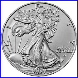 2023 1 oz American Silver Eagle Coin (BU). 999 Fine (Lot of 20) Ships Fast