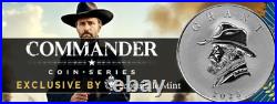 2024 5 oz GRANT Silver Coin. 9999 Fine Silver Proof Like Commander Series