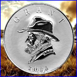 2024 5 oz GRANT Silver Coin. 9999 Fine Silver Proof Like Commander Series