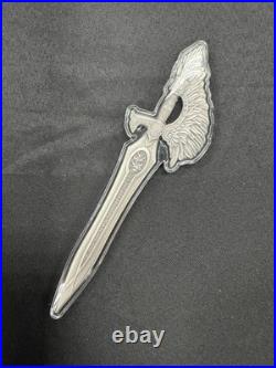 2024 Komsco South Korea Sword of St. Gabriel 2.5 oz. 999 fine silver bar