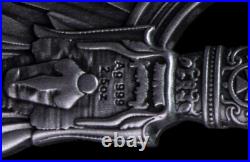 2024 The Sword of St. Gabriel 2.5 oz Silver. 999 Fine Silver- 15,000