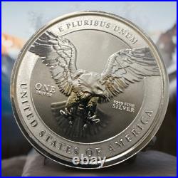 2024 Trump Presidential Medal 9999 Fine Silver Round, 1oz Future Value 4avalible