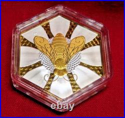 2025 $20 Fine Silver Coin Nature's Delight The Honey Bee 99.99% Pure