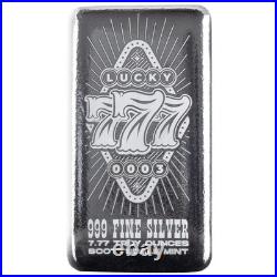 2025 Lucky Sevens 7.77 oz. 999 Fine Silver Bullion Bar #A340
