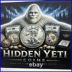 2025 Santa Claus? & Bigfoot? 1 oz. 999 Fine Silver Christmas Holiday Coin BU