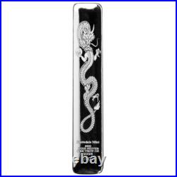 2025 Scottsdale Mint 8.88 Troy oz Silver. 999 Fine Lucky Dragon Bar IN STOCK