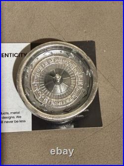 2026 LuckyRips High Rollers 5 oz. 999 Fine Silver Roulette wheel (9/30)