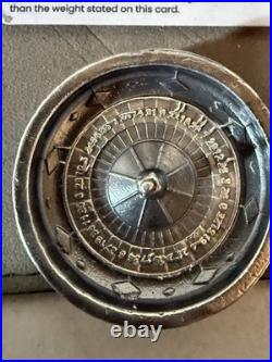 2026 LuckyRips High Rollers 5 oz. 999 Fine Silver Roulette wheel (9/30)