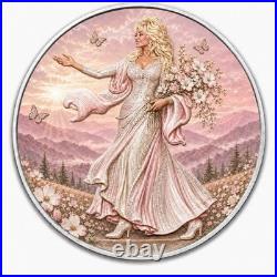 2026 Silver Eagle 1 oz Fine Silver Smoky Mountain Angel Dolly Parton PRE SALE