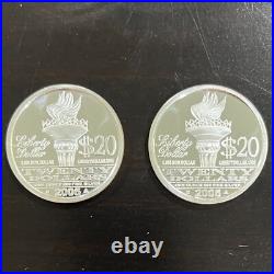 20 x 2005? NORFED 1 oz. 999 FINE SILVER FROSTY PROOF LIKE $20 BU