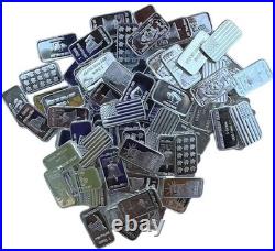 20x PURE. 999 Fine Silver Bars Bullion Estate Lot Amazing Designs