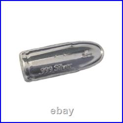 20x Silver Bullion Rounds Bars. 999 Fine (Estate Lot) + 8 Gold Flakes Vials