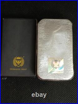 250g Germania Mint 9999 Fine Silver Cast BarSealed In Plastic Inside Origin Box