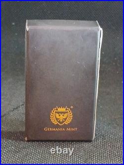 250g Germania Mint 9999 Fine Silver Cast BarSealed In Plastic Inside Origin Box
