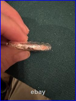 2.22 Ozt Poured 0.999 Fine Silver Aztec Inspired Round By Phrygian Made In USA 2.22 Ozt Poured 0.999 Fine Silver Aztec Inspired Round By Phrygian Made In USA