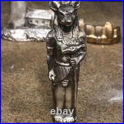2.35 tr/oz MK BarZ 3D ANUBIS Statue. 999 Fine Silver Statue