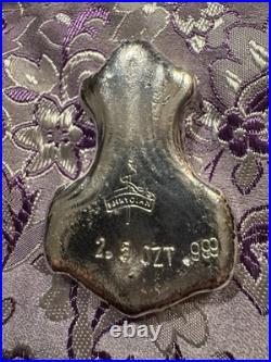 2.5 Ozt Fine Silver Anchor Hand Poured Bullion