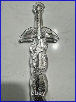 2.5 oz The Sword of St. Archangel Michael Silver Bar Bullion. 999 Fine Encapsul