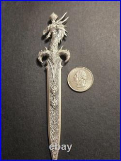 2.5 ozt. 999 Fine Silver Sword Of Chiwoo In Capsule With Box KOMSCO