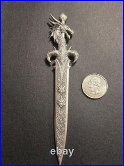2.5 ozt. 999 Fine Silver Sword Of Chiwoo In Capsule With Box KOMSCO