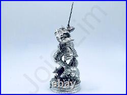 2.6 oz Hand Poured 999+ Fine Silver Bar Statue Jin Sakai Cast Bullion Ingot Art